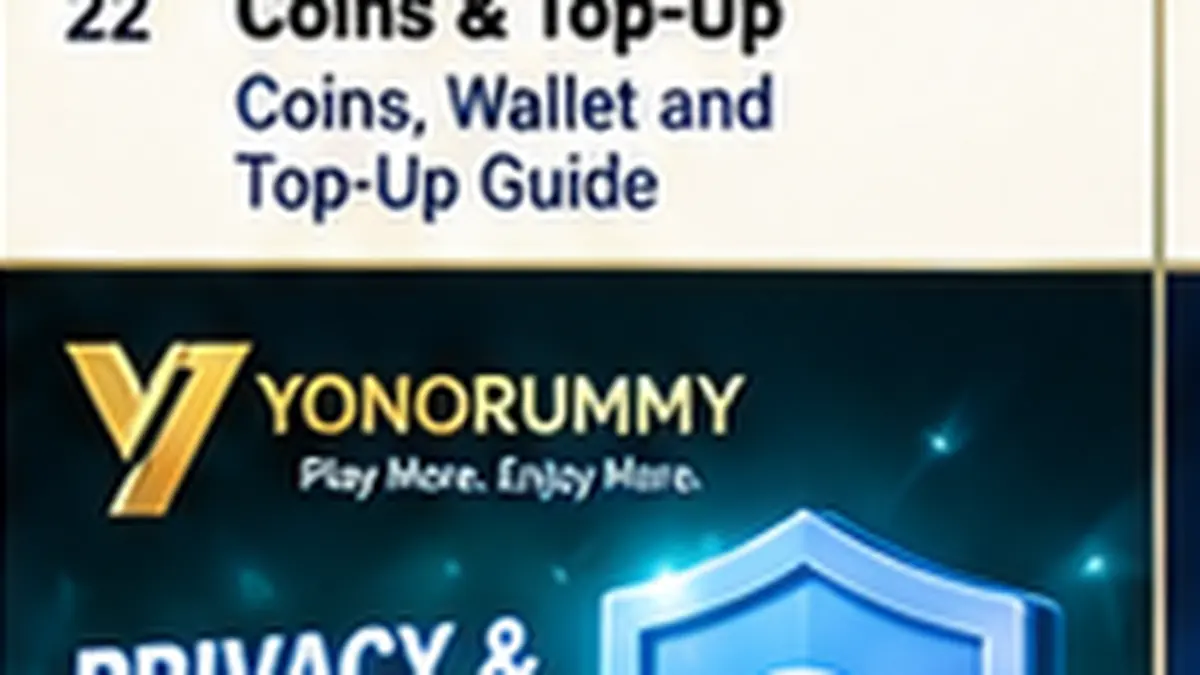 Yonorummy privacy and data awareness guide with account protection illustration